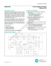 MAX35102ETJ+ Datasheet Cover