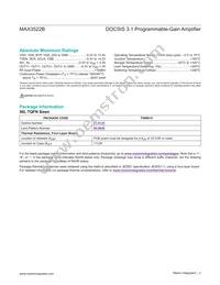 MAX3522BCTN+ Datasheet Page 2