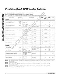 MAX352ESE+T Datasheet Page 4