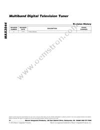 MAX3544CTL+ Datasheet Page 20