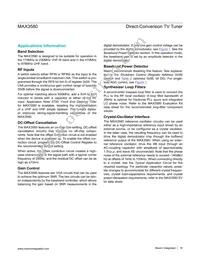 MAX3580ETJ+T Datasheet Page 18