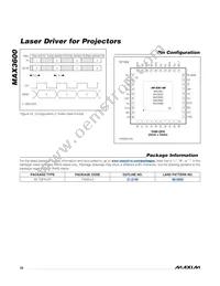 MAX3600ACTL+ Datasheet Page 22