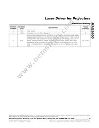 MAX3600ACTL+ Datasheet Page 23