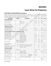 MAX3601GTL+T Datasheet Page 9