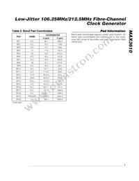 MAX3610AU/D Datasheet Page 7