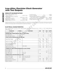MAX3622CUE+T Datasheet Page 2
