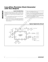 MAX3622CUE+T Datasheet Page 8