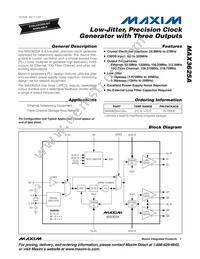 MAX3625ACUG2T Datasheet Cover