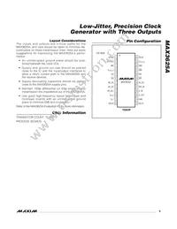 MAX3625ACUG2T Datasheet Page 9