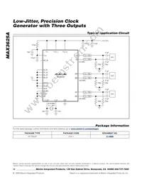 MAX3625ACUG2T Datasheet Page 10