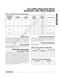MAX3625BEUG+T Datasheet Page 7