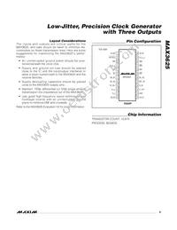 MAX3625CUG+T Datasheet Page 9