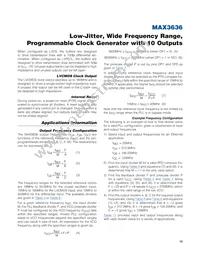 MAX3636ETM+T Datasheet Page 15