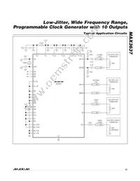 MAX3637ETM2T Datasheet Page 21