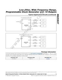 MAX3637ETM2T Datasheet Page 23