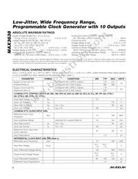 MAX3638ETM2T Datasheet Page 2