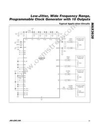 MAX3638ETM2T Datasheet Page 21