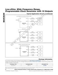 MAX3638ETM2T Datasheet Page 22