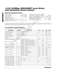 MAX3667ECJ+T Datasheet Page 2