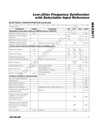 MAX3671ETN2T Datasheet Page 3