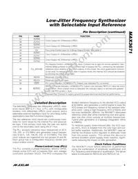 MAX3671ETN2T Datasheet Page 9