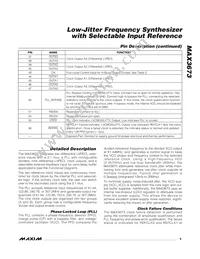 MAX3673ETN+T Datasheet Page 9