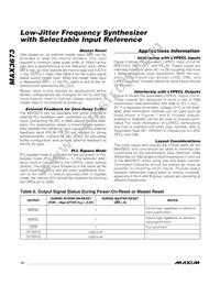 MAX3673ETN+T Datasheet Page 12
