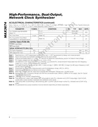 MAX3674ECM2T Datasheet Page 4