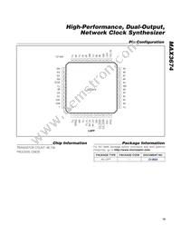 MAX3674ECM2T Datasheet Page 19