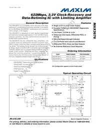 MAX3676EHJ Datasheet Cover