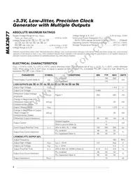 MAX3677CTJ2 Datasheet Page 2