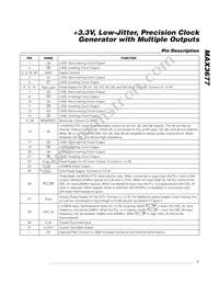 MAX3677CTJ2 Datasheet Page 7