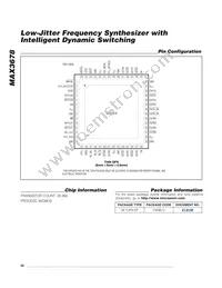 MAX3678UTN2T Datasheet Page 20