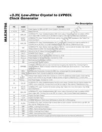 MAX3679AETJ2T Datasheet Page 6