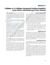 MAX3711ETG+ Datasheet Page 19