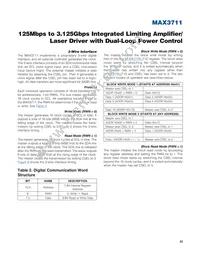 MAX3711ETG+ Datasheet Page 22