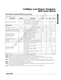 MAX3736ETE+T Datasheet Page 3