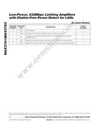 MAX3762EEP Datasheet Page 12