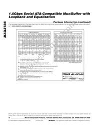 MAX3786UTJ+T Datasheet Page 10