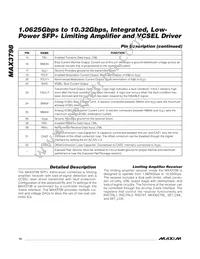 MAX3798ETJ+T Datasheet Page 14