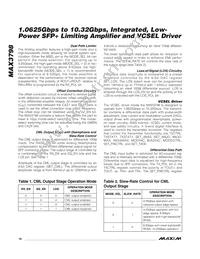 MAX3798ETJ+T Datasheet Page 16