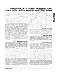 MAX3798ETJ+T Datasheet Page 17