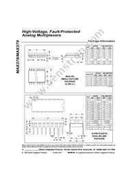 MAX379CWG+TG035 Datasheet Page 12