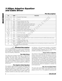 MAX3800UHJ-TG002 Datasheet Page 6