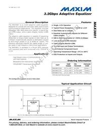 MAX3801UTG+T Datasheet Cover