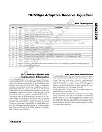 MAX3805ETE#TG16 Datasheet Page 5