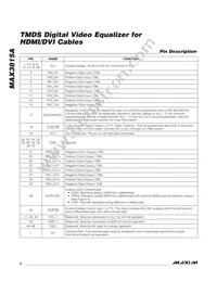 MAX3815ACCM+T Datasheet Page 6