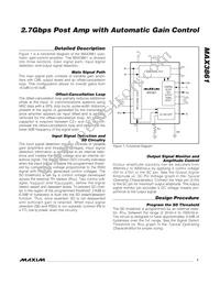 MAX3861ETG+T Datasheet Page 7