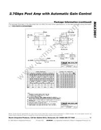 MAX3861ETG+T Datasheet Page 13