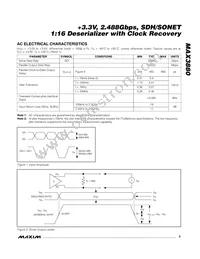 MAX3880ECB+TD Datasheet Page 3